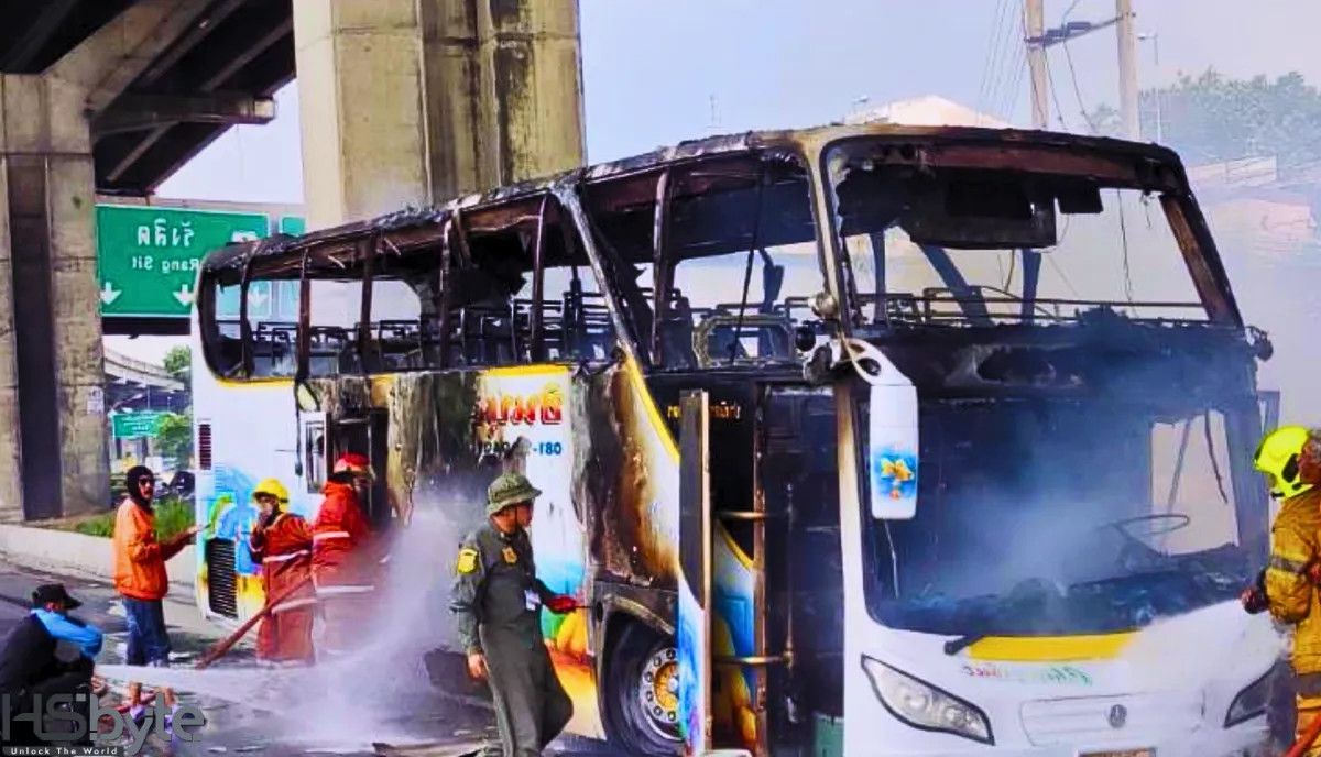 Thailand school bus fire